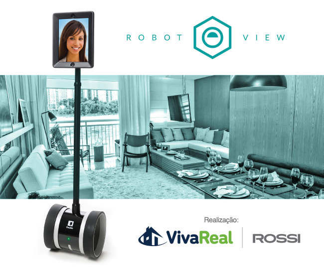 VivaReal e Rossi realizam ação inovadora utilizando robô em apartamento