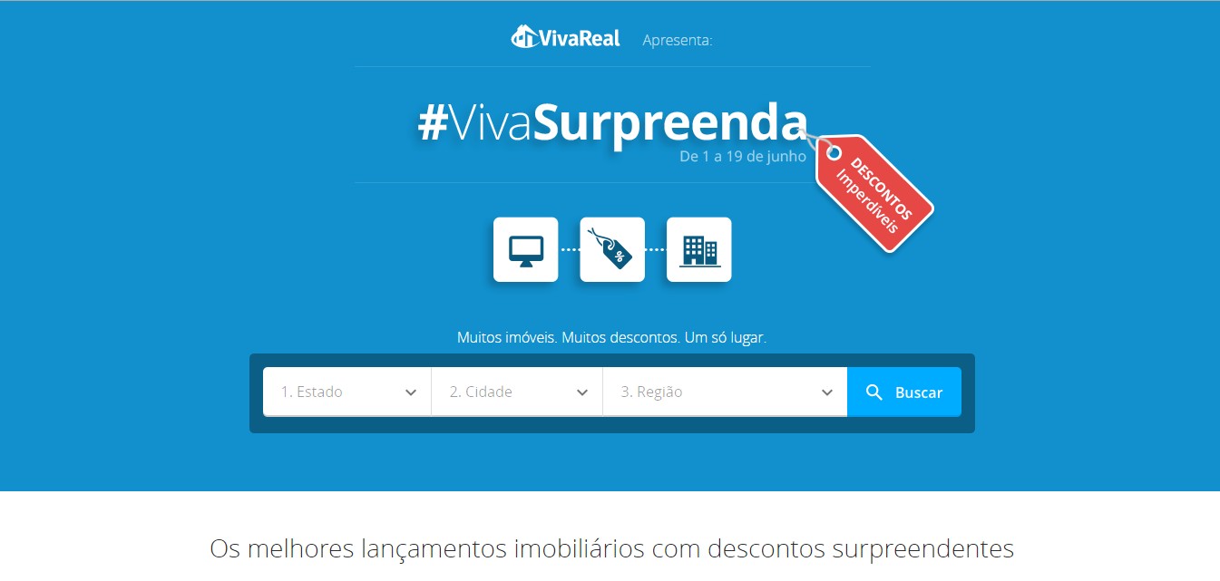 Conheça a campanha VivaSurpreenda, imóveis com até 45% de desconto