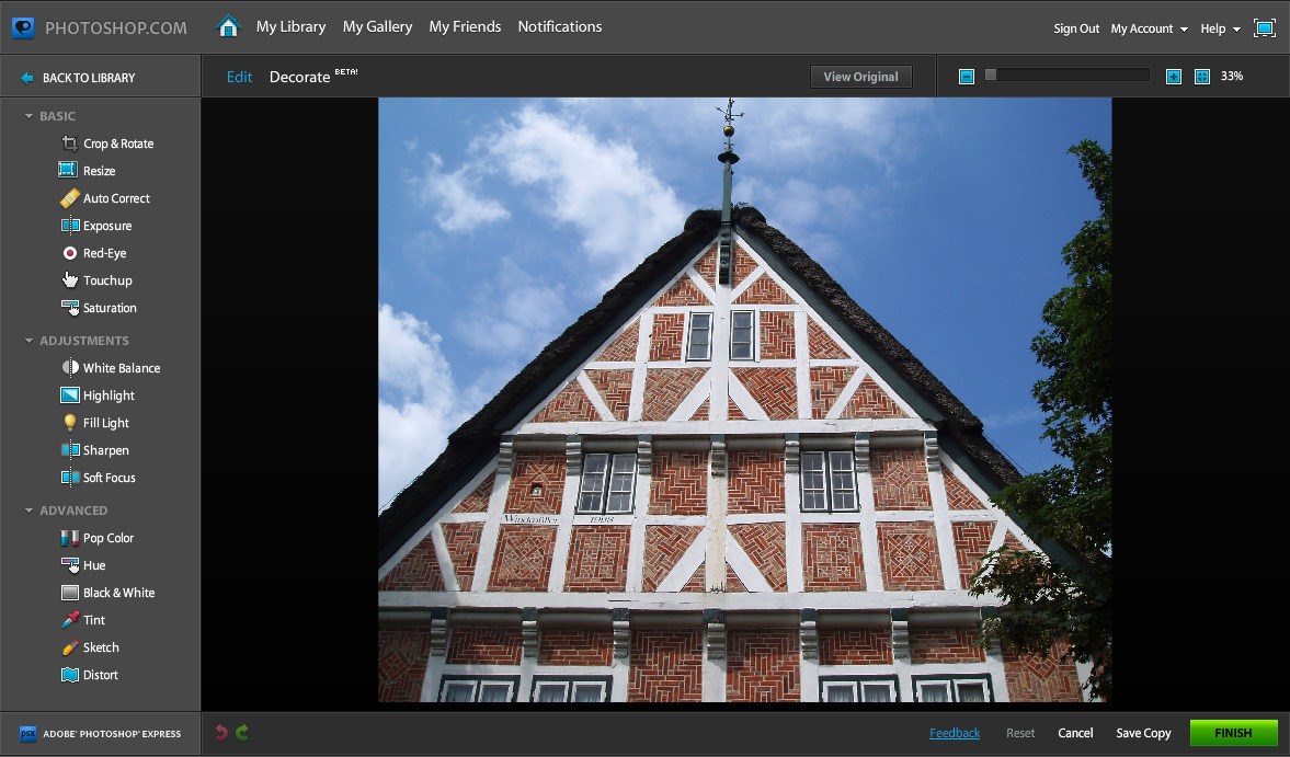 Imagem do aplicativo Adobe para foto