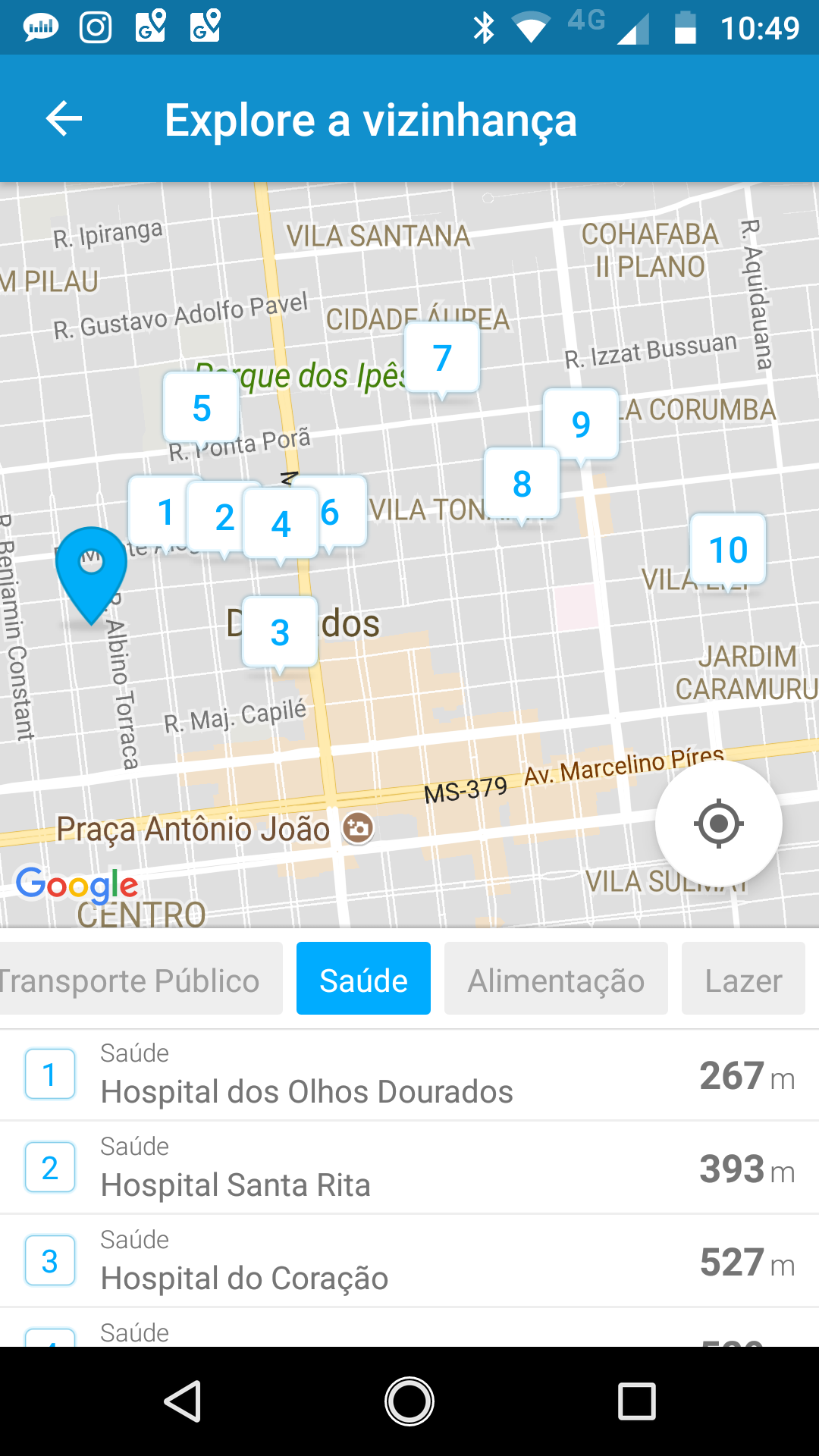 localização de imóvel